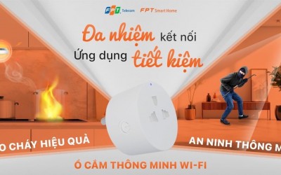 ✨Ổ cắm thông minh Wi-Fi FPT Smart Home - Kết nối đa nhiệm, Ứng dụng tiết kiệm
